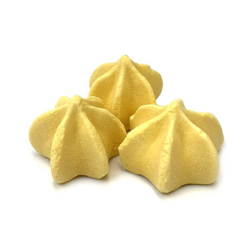 Krunchy Melts Sugar Free Meringue Cookies, Lemon Flavor, 2 Oz, Gluten Free, Zero Net Carbs, Low Calorie Snack, Kosher Pareve