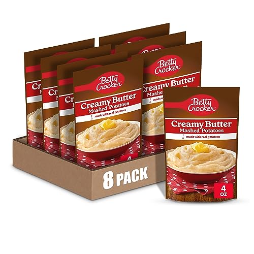 Betty Crocker Creamy Butter Mashed Potatoes, 4 Oz. (Pack Of 8)