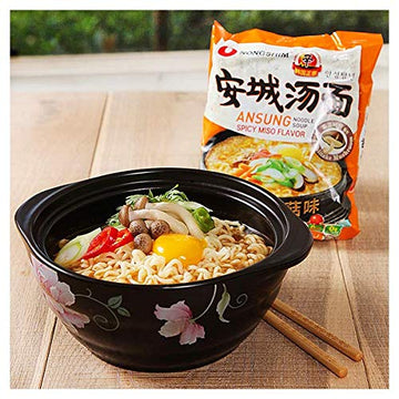 Nongshim Noodle Soup, Ansung Tang Myun, 4.4 Ounce (Pack Of 10)