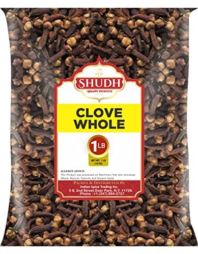 jimidar Whole Clove Spice, 1 LB, All Natural, Non-GMO, Vegan, Gluten Friendly, Indian Origin
