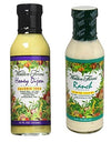 Walden Farms Variety Pack Dressing 12 Oz. (2 Pack) - Honey & Dijon Dressing And Ranch Dressing - Fresh & Delicious Salad Topping