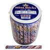 Atkinson Jumbo Red & White Mint Candy Sticks - 52 Count Jar