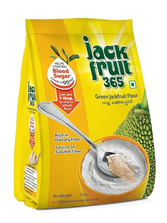 Green Jackfruit Flour, Helps Control Sugar Level,14.10 Ounce, 400g