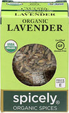 Spicely Organic Lavender 0.10 Ounce ecoBox Certified Gluten Free