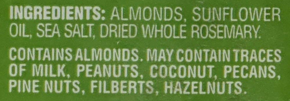 Trader Joes Roasted and Salted Marcona Almonds with Rosemary Net Wt. 6oz. (170g)