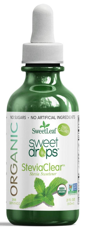 Sweetleaf Organic Sweet Drops Steviaclear Stevia Sweetener, 2 Oz
