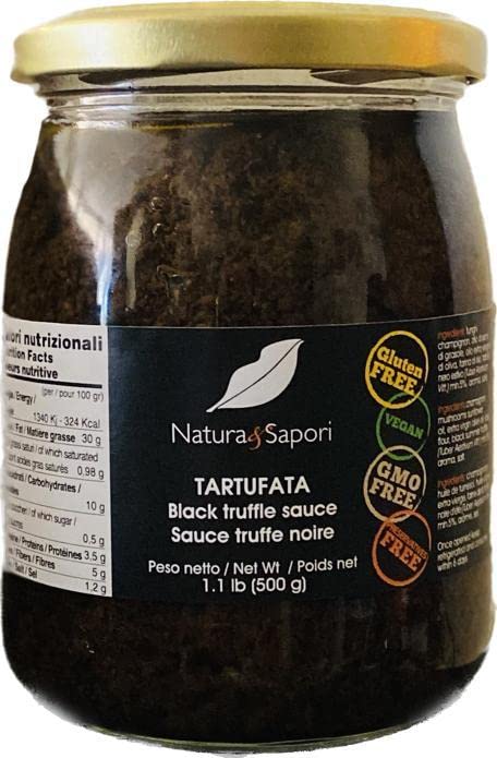 Black Truffle Sauce | Tartufata | 500g, 1.1 lb | GMO Free | Made In ITaly