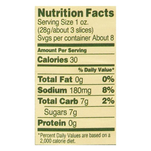 Mrs. Fannings Bread And Butter Pickles 12 Oz (Pack Of 4)