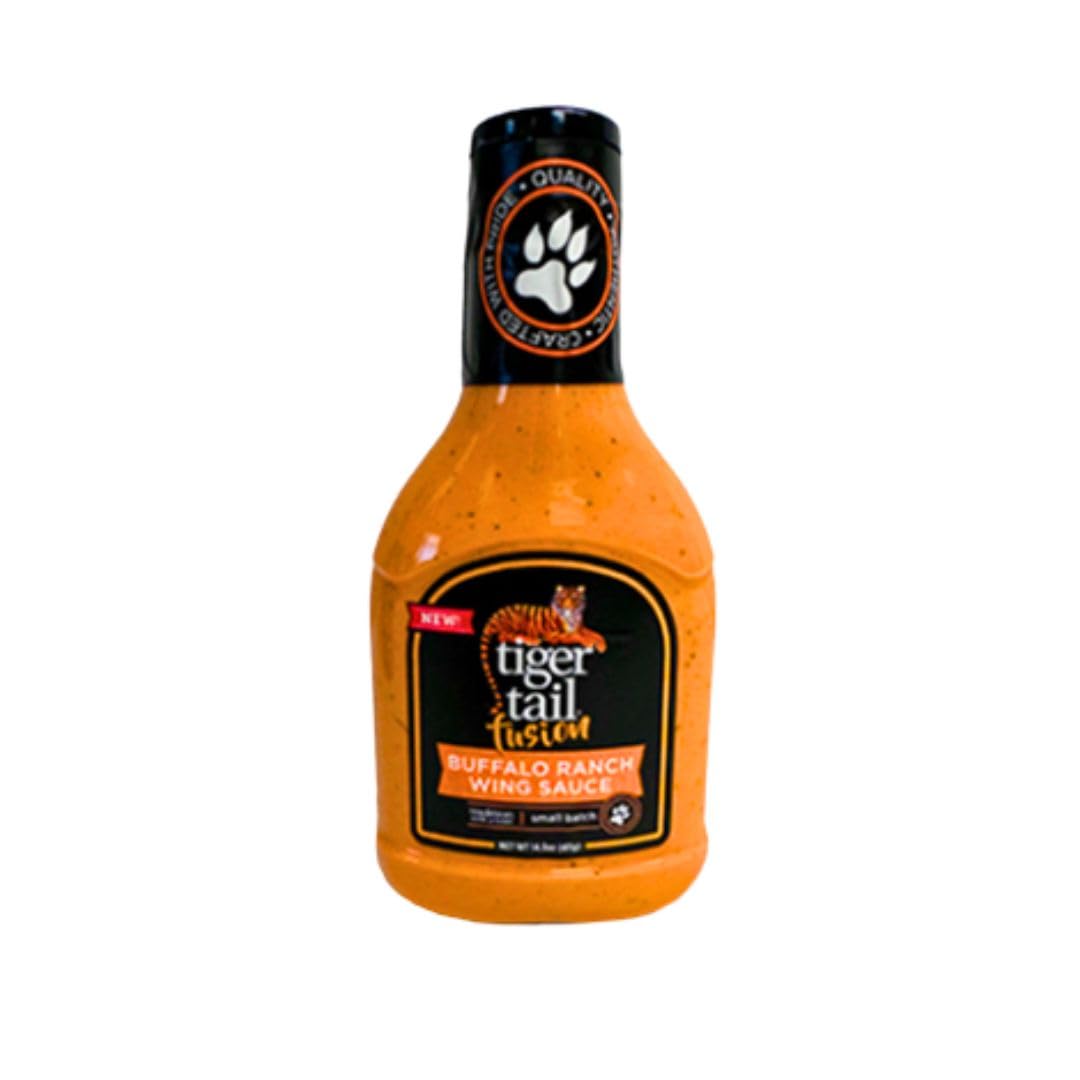 Tiger-Tail Fusion Buffalo Sauces, 15oz (1 Bottle, Buffalo Ranch Wing Sauce)