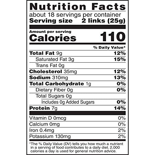 Dukes Hatch Green Chile Smoked Shorty Sausages Gluten Free 16 Ounce