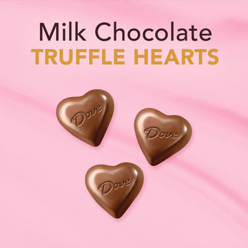 Dove Milk Chocolate Truffle Candy Heart Tin, Mini, 5.82 oz