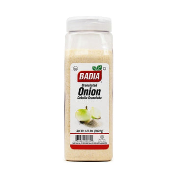 1.25 Lb Bottle-Onion Granulated Powder/Cebolla Granulada En Polvo Kosher