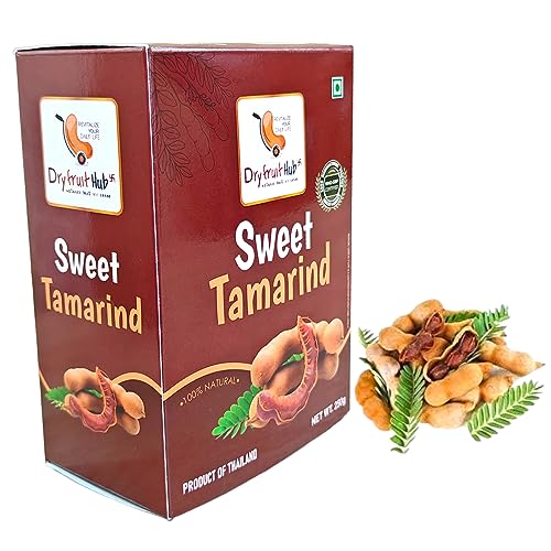 Dry Fruit Hub Dried Sweet Tamarind 250Gms, Meethi Imli (Thailand Tamarind), Sweet Imli, Meethi Imli, Imli Meethi