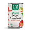365 By Whole Foods Market, Organic Diced Tomatoes No Salt Added, 14.5 Ounce