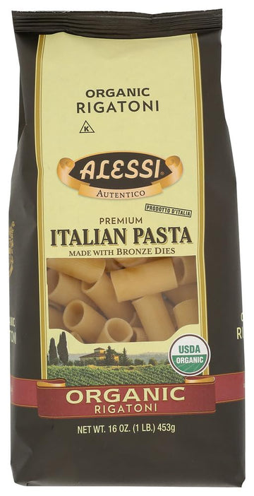 Alessi Organic Rigatoni Pasta, 16 Ounce - 12 per case.