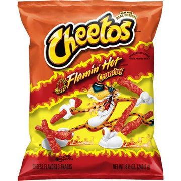 CHEETOS Crunchy FLAMIN HOT 2.75 ounce (Pack of 32)