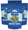 Thousand Lakes Freeze Dried Vegetables - Broccoli Florets 4-Pack 1.2 Ounces (4.8 Ounces Total) | 100% Florets - No Stems | No Sa