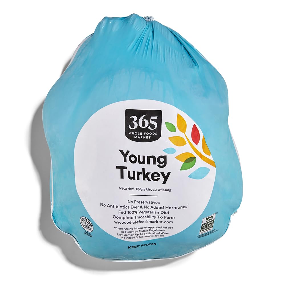 365 Brand Frozen Whole Turkey 10-14 Lbs