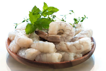 New York Steak & Seafood Wild-?aught Shrimp - Frozen Fresh Wild-caught Shrimp - Wild Caught Uncooked Shrimp - 32 oz. Colossal (a