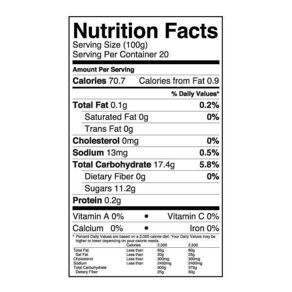 Bossen Crystal Boba, Original Flavor, 70 Ounce - Perfect for Bubble Tea and Dessert Toppings, Pack of 1