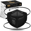 N95 Mask Niosh Approved 60-Pack, Particulate Respirator N95 Face Masks Universal Fit - Individually Wrapped, Black