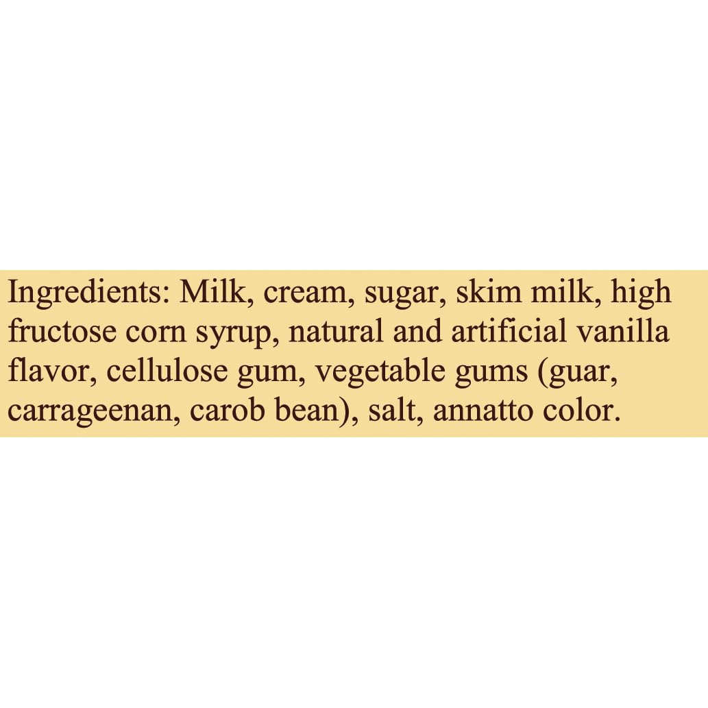 Blue Bell Gold Rim Homemade Vanilla Ice Cream, 64 fl oz