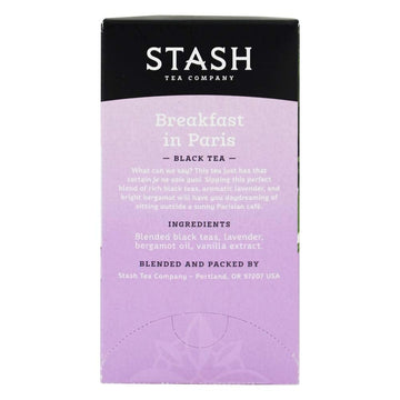 Stash Tea Breakfast in Paris Black Tea, 18 Count