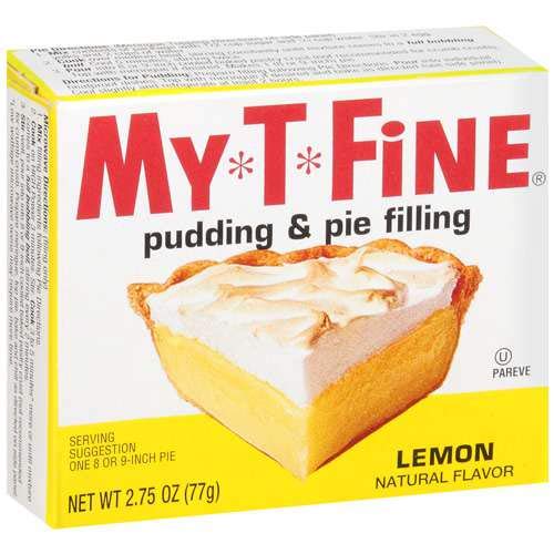 My-T-Fine Lemon Pudding and Pie Filling, 2.75 OZ, Pack of 36