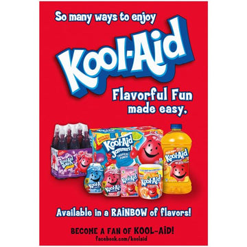 Kool-Aid Cherry Unsweetened Drink Mix, 0.13 oz Packets, Pack of 96