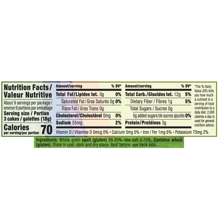 Only Kosher Candy Ultra Thin Whole Spelt Cakes Squares, (Pack Of 3)