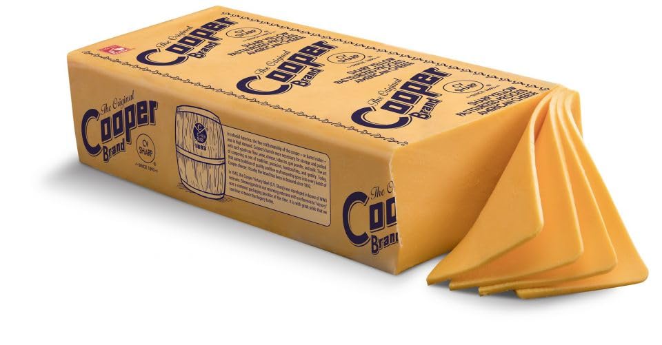 Cooper Sharp Yellow American Cheese -1 lb block