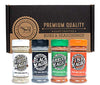 Mis Rubins Magic Seasoning Variety Pack - Black Magic, White Magic, Creole Magic, Fish Seasoning | Gourmet Spices Gift Set | All