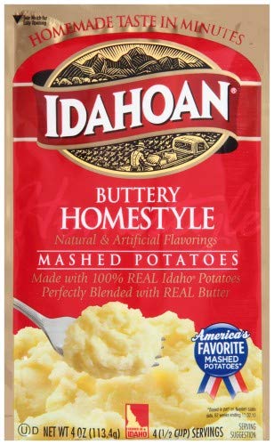 Idahoan Buttery Homestyle Mashed Potatoes 4 Oz. (Pack Of 4)