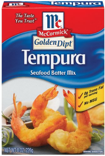 McCormick Golden Dipt Tempura Batter Mix, 8-Ounce Units (Pack of 8)