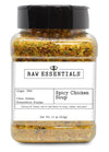 Raw Essentials Spicy Chicken Bouillon - Soup and Ramen Seasoning Blend - Savory and Warm - Add to Flavor Soup, Ramen, and Pho -