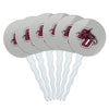 Cumberland University Secondary Logo Cupcake Picks Toppers Decoration Set of 6