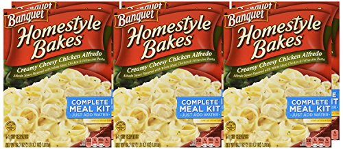 Banquet Home Style Bakes Creamy Cheesy Chicken Alfredo, 6 Count (Pack Of 6)
