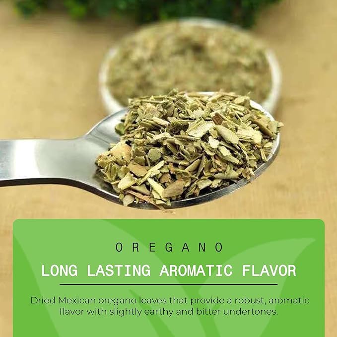 Quintal Mx Mexican Natural Oregano Leaves (6 Oz) - Dried Oregano Leaves For Mexican Cuisine & Spices - Mexican Seasoning Oregano