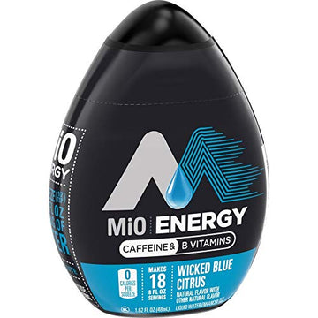 Mio Energy Liquid Water Enhancer, Wicked Blue Citrus, 1.62 Fl Oz, Pack of 24