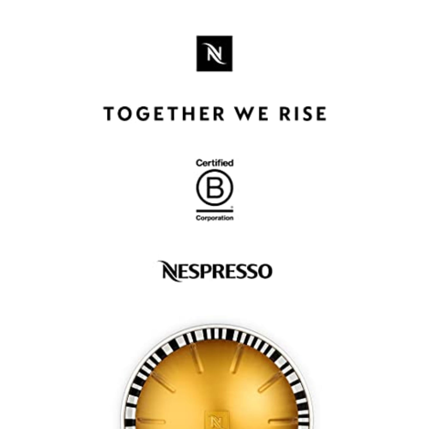 Nespresso Coffee Pods, Original Line, Volluto Decaffeinato, Mild Roast, 50 Count