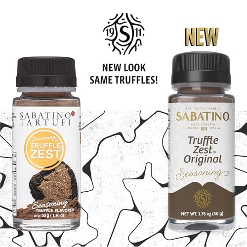 Sabatino Tartufi Truffle Zest Seasoning, The Original All Purpose Gourmet Truffle Powder, Plant Based, Vegan and Vegetarian Frie