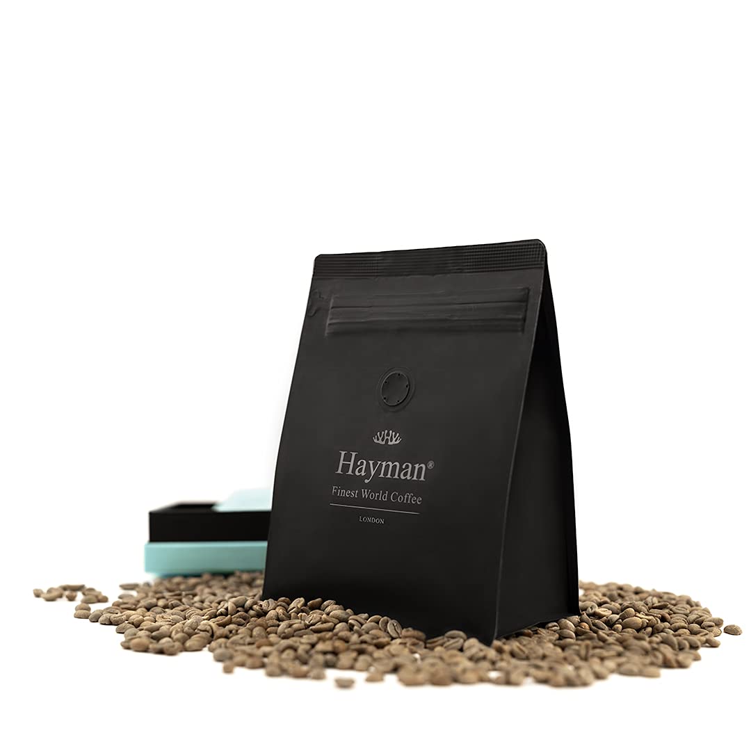 Hayman 100% Colombia Manos Juntas Green Coffee Beans, Unroasted, 12oz - Premium Coffee for Roasting with Coffee Roaster Machine
