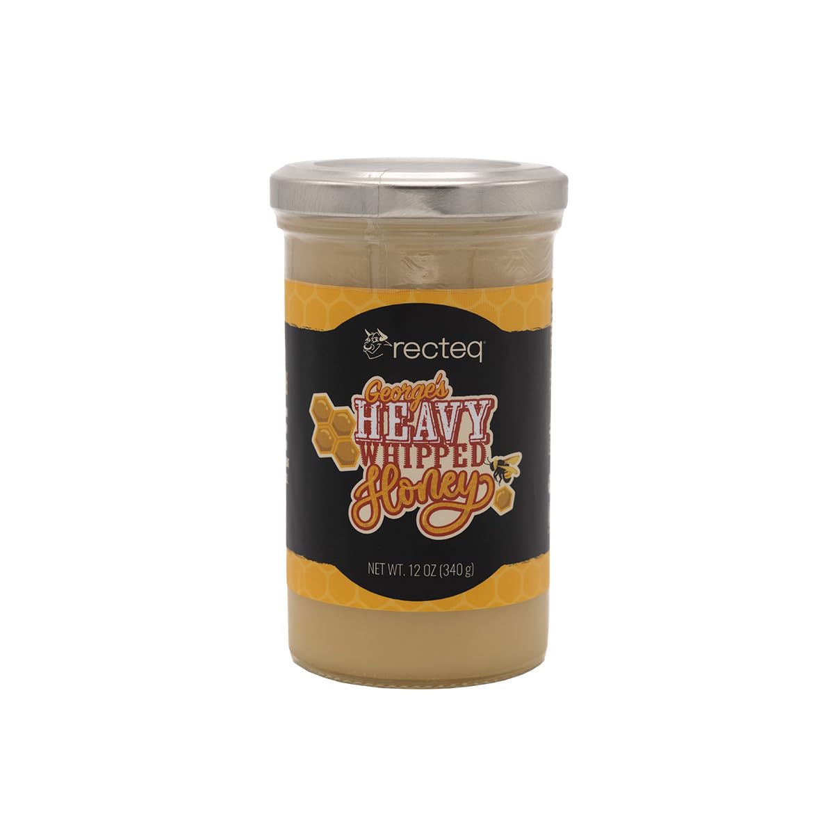 recteq Georges Heavy Whipped Honey | 12oz. jar of Pure Honey | Perfect as a Decadent Treat or Topping
