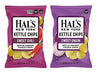 Hal's New York Kettle Cooked Potato Chips, Gluten Free, 2oz (Sweet Variety, Pack of 24)