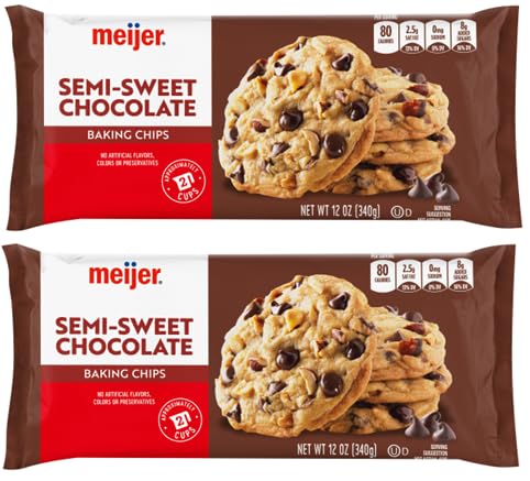 Semi-Sweet Chocolate Baking Chips (2 bags, 12 oz. each bag)