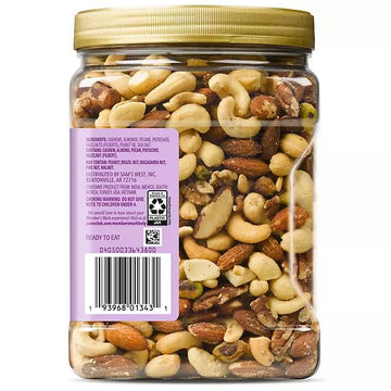 Member'S Mark Lightly Salted Deluxe Mixed Nuts (34Oz)