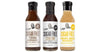 G Hughes Sugar Free Stir Fry Sauces Variety Pack - Stir Fry Sauces And Dressings, Gluten Free Dipping Sauces, No Sugar - Teriyaki Marinade, Stir Fry Sauce, & Pineapple Ginger Marinade (3 Pack)