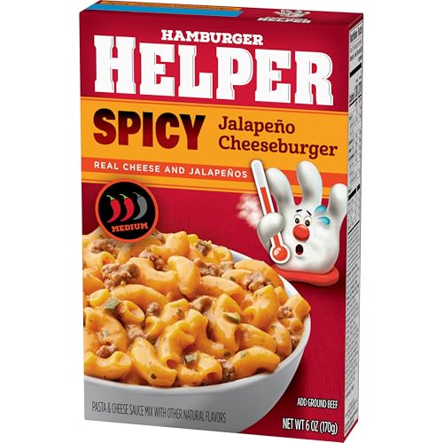 Hamburger Helper Spicy Jalapeno Cheeseburger, 6 oz (Pack of 1)