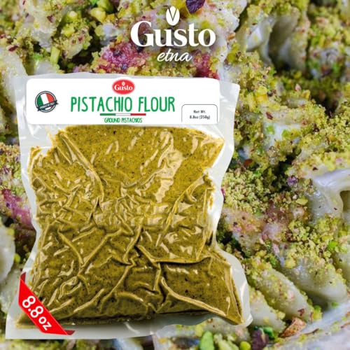Pistachio Flour, 8.8 Oz (250 G), Fine Chopped Pistachio Flour, Ground Pistachios, Pistachio Powder, Gluten Free Flour, High Prot