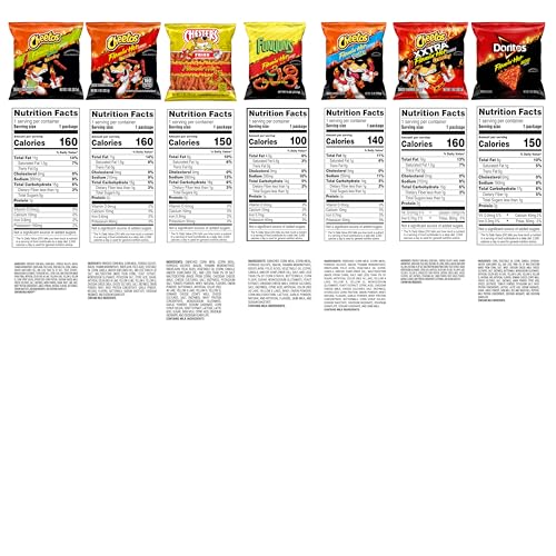 Frito-Lay Flamin' Hot Mix Variety Pack, 21 Count - Spicy Snack Assortment, Perfect for Parties & Sharing